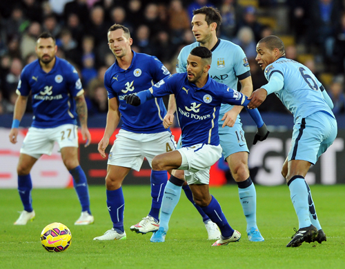 Leicester City v Man City, Barclays Premier, 13  December, 2014